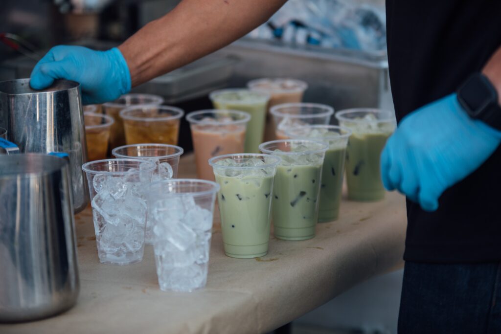 Matcha Milk Tea with Boba