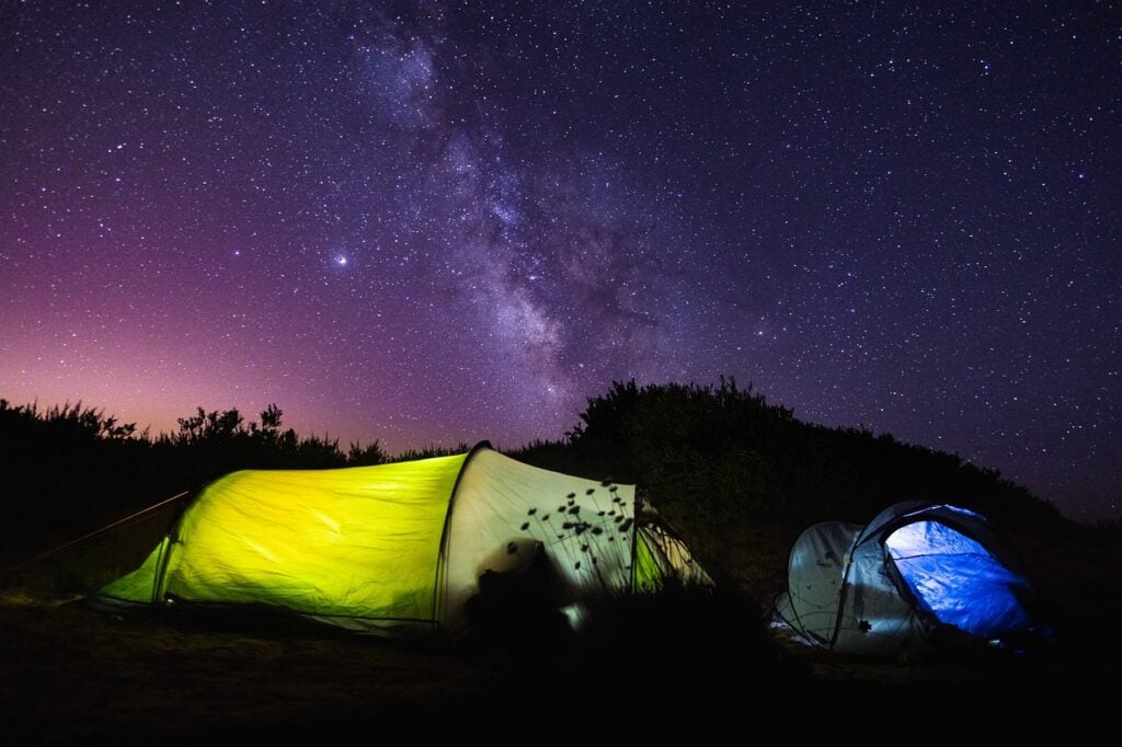 Camping in Northumberland